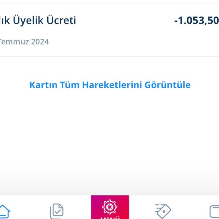 Denizbank 1050₺ Kart Aidat Ücreti