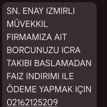 Metka Hukuk (SMS) Yanlış İcra Takibi Ve Haksız Borç Bildirimi