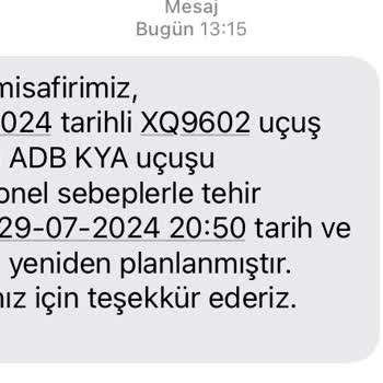 Sunexpress Hava Yolu Şirketi Uçuşumu 3,5 Gün Erteledi