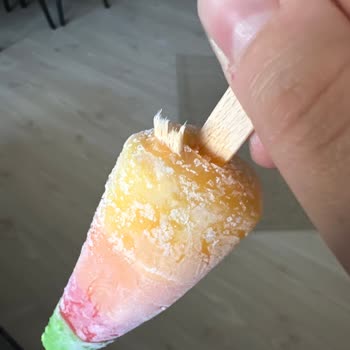 Algida Dondurmanın İçinden Çıkan Tahta Parçası