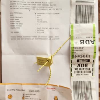 Pegasus Kayıp Bavul İçi Eksik Eşya