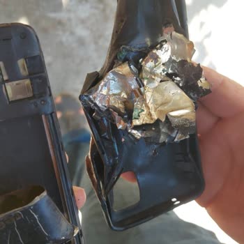 Reeder Cep Telefonu Batarya Patlama Ve Yanma