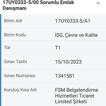 FSM Belgelendirme MYK Sınavı Mülakat İtirazı!