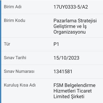 FSM Belgelendirme MYK Sınavı Mülakat İtirazı!