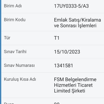 FSM Belgelendirme MYK Sınavı Mülakat İtirazı!