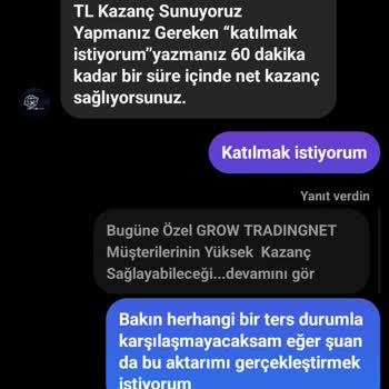 Grow Trading (growtrading.net) Yatırım Danışmanlığı Adı Altında Yanıltıcı Faaliyetler