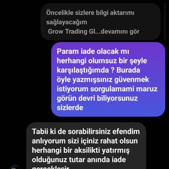 Grow Trading (growtrading.net) Yatırım Danışmanlığı Adı Altında Yanıltıcı Faaliyetler