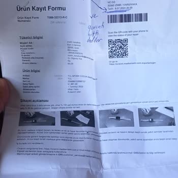KVK Garanti Süresi Dolmadan Çözülmeyen Saat Arızası