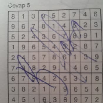 Evrensel İletişim Yayınları Sudoku Yanlış Çıkan Cevapları