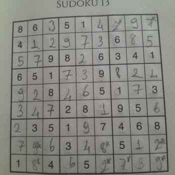 Evrensel İletişim Yayınları Sudoku Yanlış Çıkan Cevapları