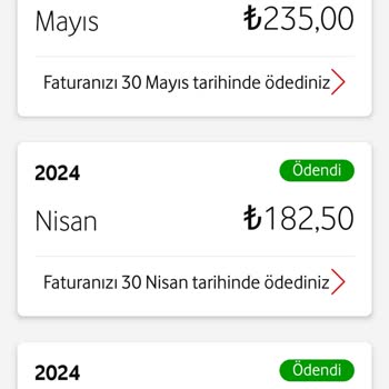 Vodafone Rızam Dışında Zam Yapması