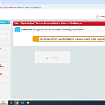 TEB Hesaba Haciz İşlemi