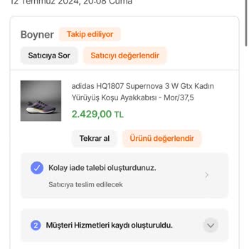 Hepsiburada İade Kayıp Kargosu Hk.