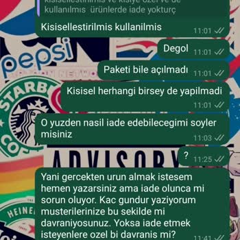 İncikcincik İade İşlemi İçin Cevap Vermiyor!