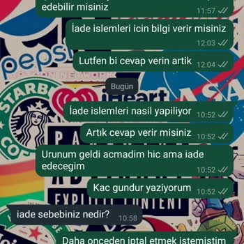 İncikcincik İade İşlemi İçin Cevap Vermiyor!