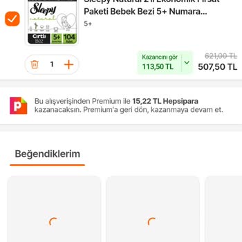 Hepsiburada Görselde Kampanya Sepette İndirimsiz Fiyat