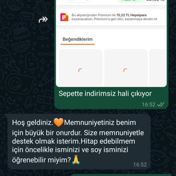 Hepsiburada Görselde Kampanya Sepette İndirimsiz Fiyat