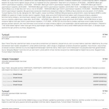 Turkcell Kurumsal Hat Transferi Ve Paket Tanımlama Sorunları