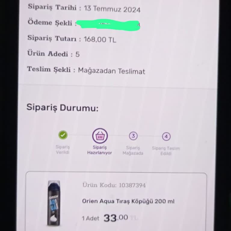 Gratis Siparişi Ulaştırmıyor 10 Gündür Sipariş Hala Hazırlanıyor!