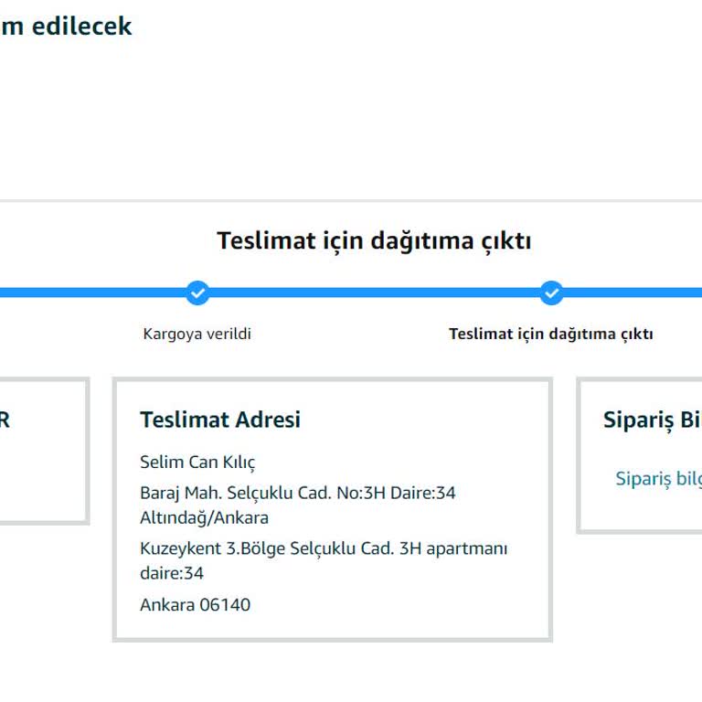 Amazon Kargo Sorunumu Çözmüyor. Mağduriyet Yaşatıyor.