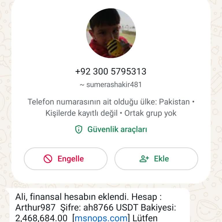 msnops.com Bilinmeyen Numaralardan Şüpheli Mesajlar!