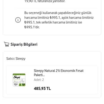 Vodafone Her Şey Yanımda Mobil Ödeme Sorunu