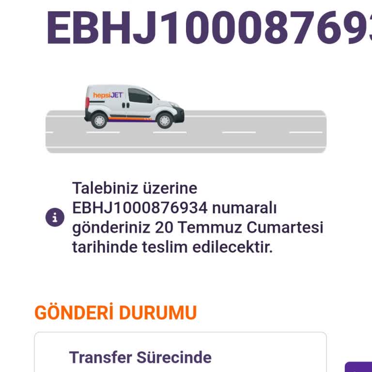 Hepsijet Teslimat Sıkıntısı Gelmeyen Kargo