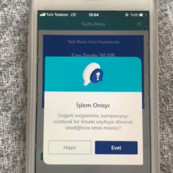Türk Telekom Uygulama Üzerinden Reddedilen Pahalı Tarifeye Geçirdi!