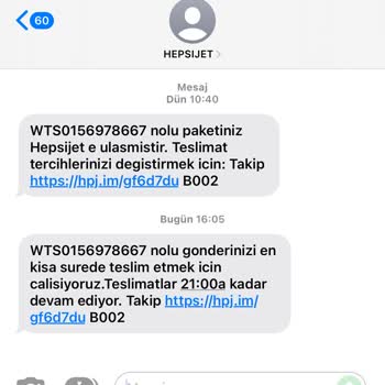 Hepsijet Kargoları Teslim Etmiyor.