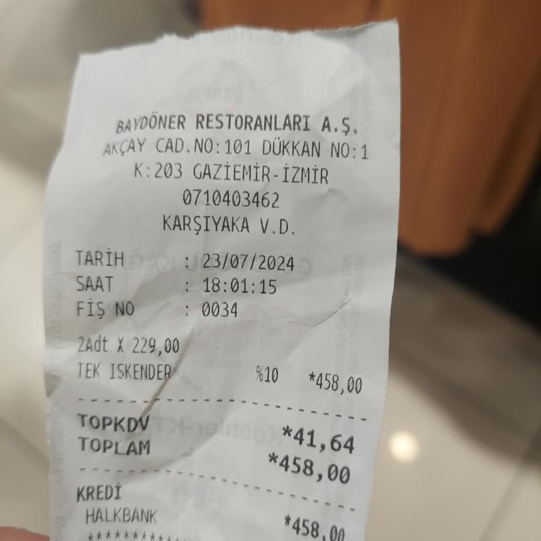 Baydöner ÇORBA/SALATA Kampanyası Ve Hizmet Kalitesi Fiyasko