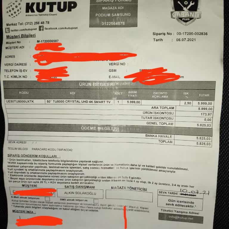 Samsung 50tu8000 Kronik Panel Arızası