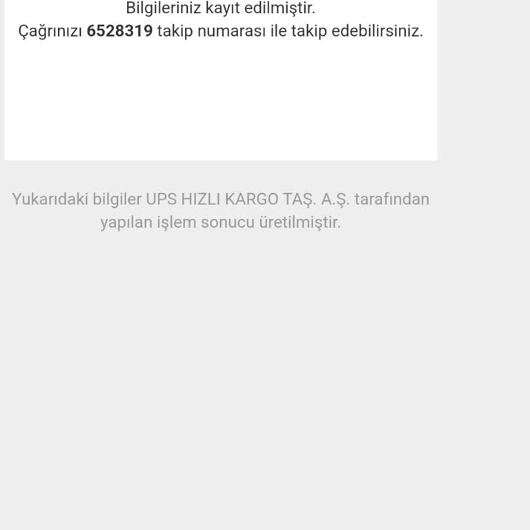 UPS Türkiye Gün İçerisinde Almıyor Evrakı