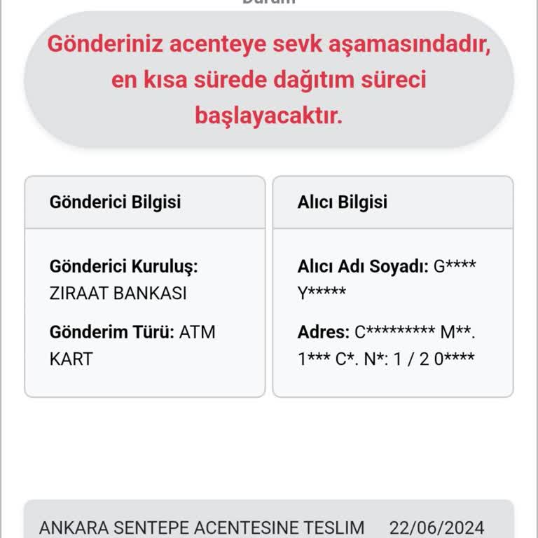 Kuryenet Kartımı Teslim Etmiyor