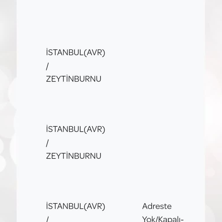PTT Kargo Bayrampaşa PDM Şubesi