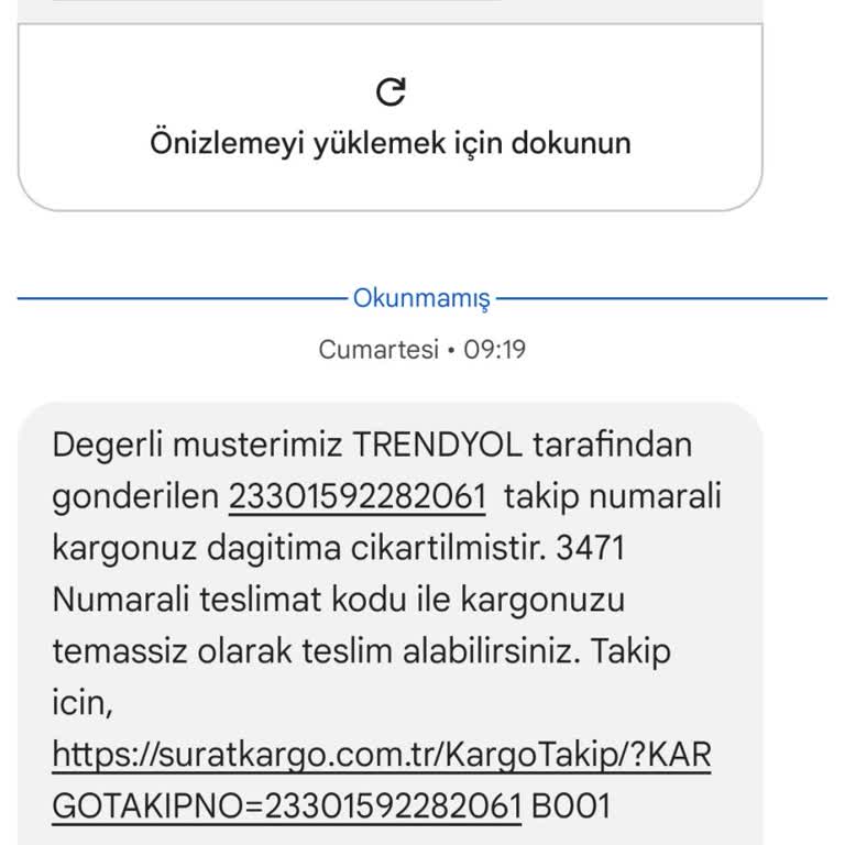 Sürat Kargo Siparişimi Teslim Edildi Görünüyor Ama Gelmedi