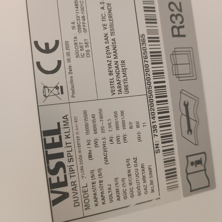 18 Lik Vestel İnverter++ Klima Çok Az Soğutuyor