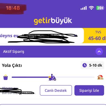 Getir Siparişim 2 Saatte Gelmedi