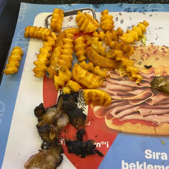 Arby's Yanık Et Ve Kurumuş Sert Et