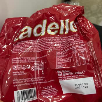 Tadelle Boş Paket Çikolata