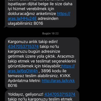 Aras Kargo Dağıtıma Çıkarmadan Dağıtıma Çıkarmadan, Kargoları Geri