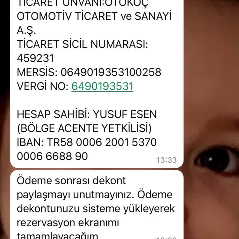 Ticaret ÜNVANI:OTOKOÇ Otomotiv Ticaret Ve Sanayi A. Ş.