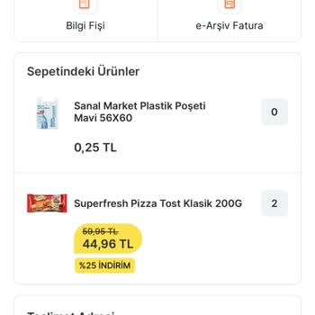 Migros Sanal Buzu Çözülmüş Ürünler