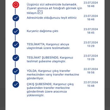 Aras Kargo Gönderi Teslim Etmeme