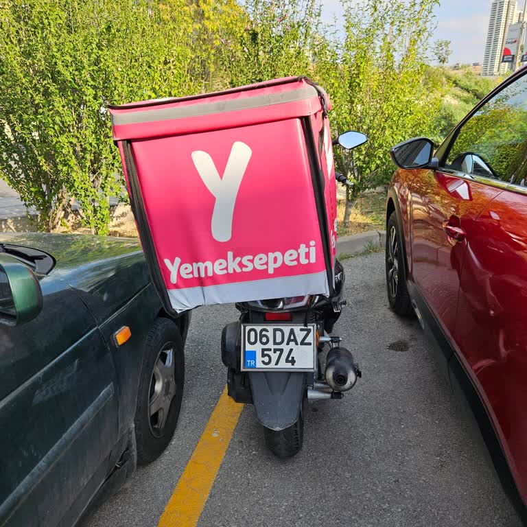 Yemek Sepeti Kuryesi Park