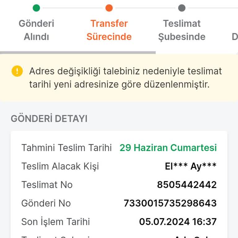 Trendyol Kargom Ortada Yok