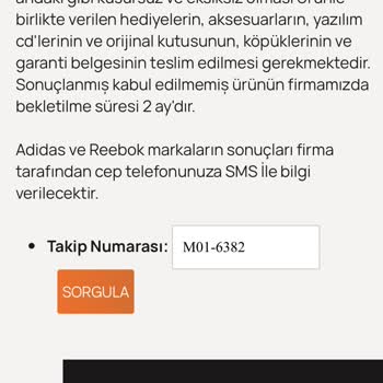 Koray Spor'dan Alışveriş Pişmanlığı