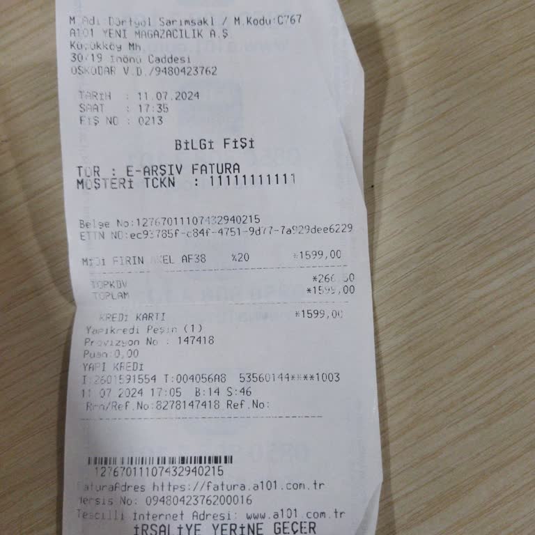 A101 Marketin İki Kez Çekip Geri Ödeme Yapmadığı Param