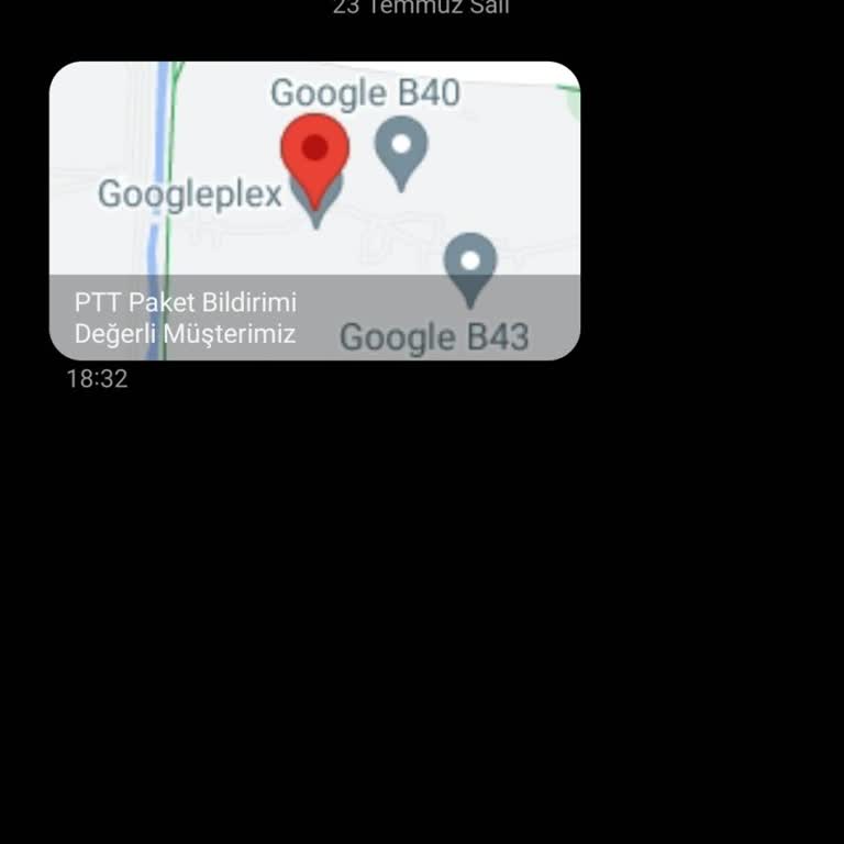 PTT Kargo PTT Paket Bildirimi