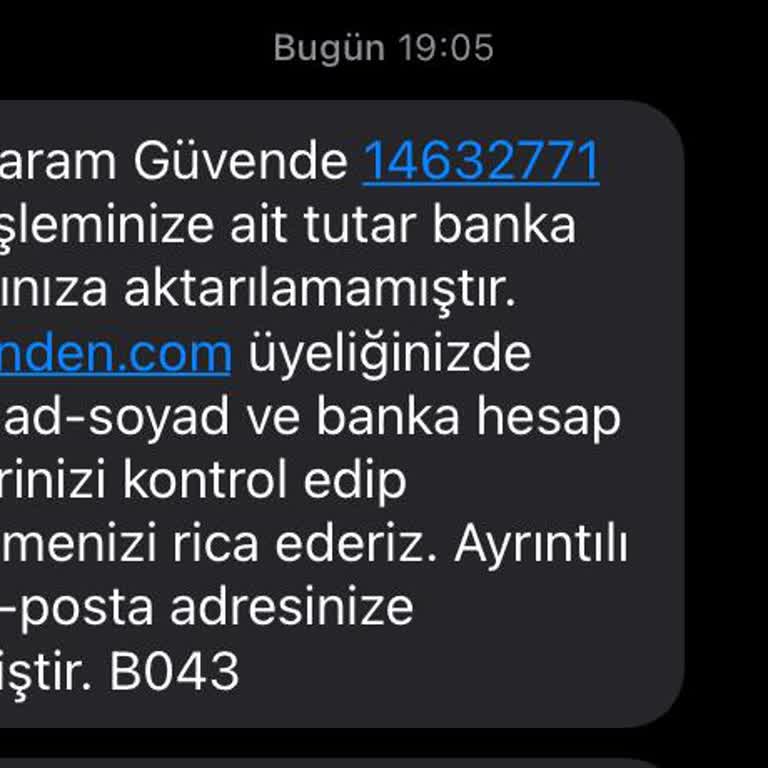 Sahibinden Sattığım Ürünün (telefon) Parası Hesabıma Aktarılmadı.