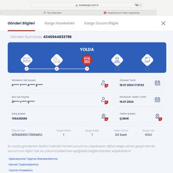 Manuka - Aras Kargo Üçgeninde Kaybolan Kargom!